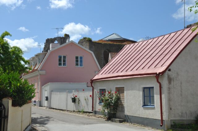 In den Straßen von Visby
