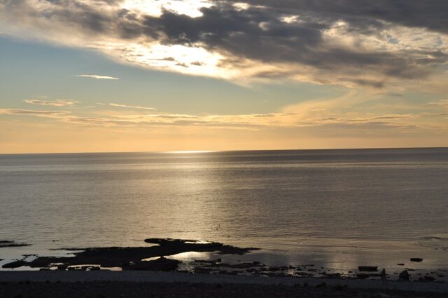 Abendstimmung an der Küste