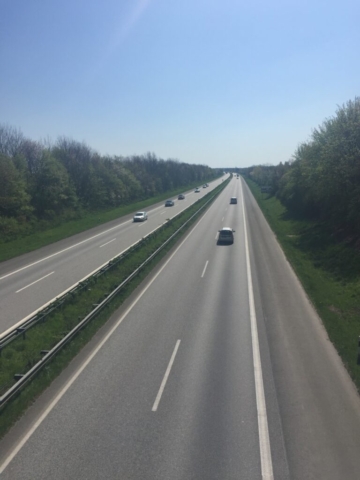 Über die Autobahn A7